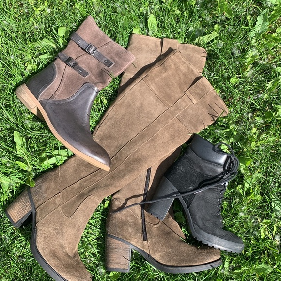 Knee high suede Bos & Co. khaki tan Horton EU40 - Picture 10 of 12